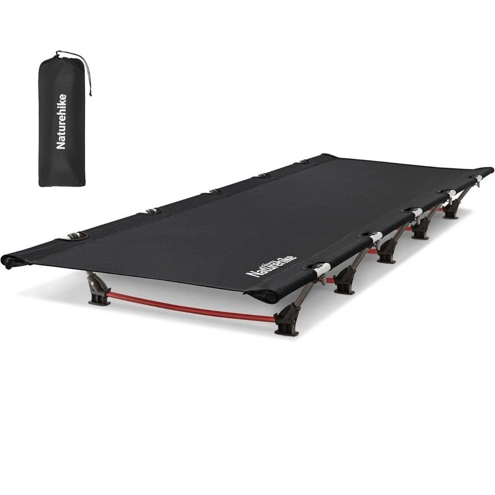 Naturehike Greenwild Camping Cot Ultralight Folding Backpacking Black 330lbs